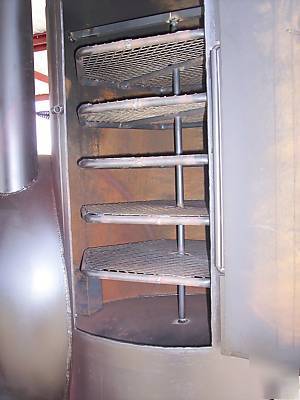 Custom large bbq pit charcoal grill concession trailer 