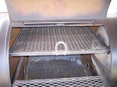 Custom large bbq pit charcoal grill concession trailer 