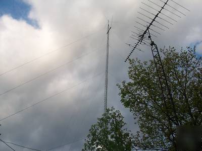 60 ft. rohn 45G tv cb ham antenna tower,*25G top*, used
