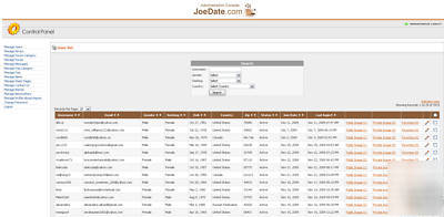 Joedate.com - established dating and personals website