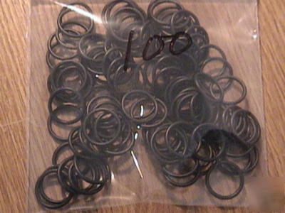 Lot of 100 parker seals o-rings approx .875