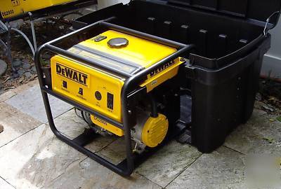 Dewalt heavy-duty 2900 watt gas generator honda engine