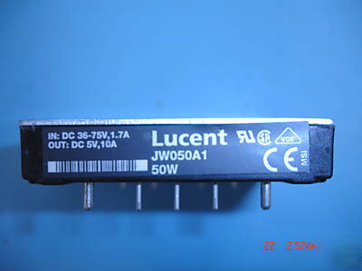 Lucent dc-dc power module JW050A1 36-75V,1.7A to 5V,10A