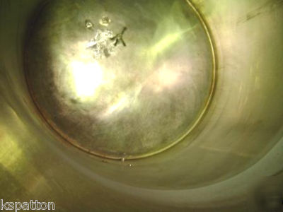 1600 gallon stainless tank with inverted dish bottom