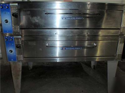 Baker's pride EP8-5736 double deck electric pizza oven