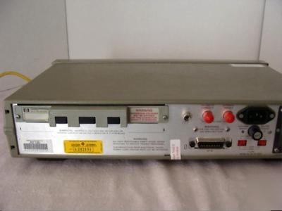 Hp - agilent 3457A digital multimeter w/rear terminal 