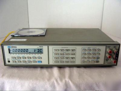 Hp - agilent 3457A digital multimeter w/rear terminal 