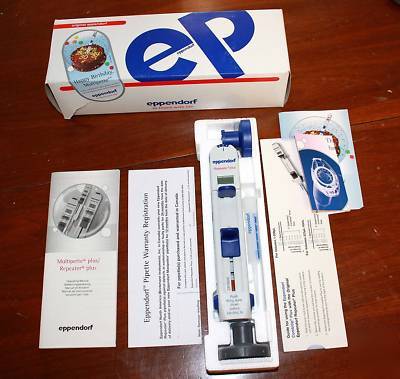 New eppendorf repeater plus digital pipette pipettor