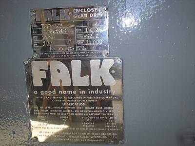 50 hp falk gear reducer & 30HP explosion proof motor