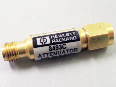 Agilent hp 8493C coaxial fixed attenuator 26.5 ghz 6 db