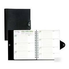 Daytimer wkly PLNRRFLBLE612X812 pg szpebble grain cvrb