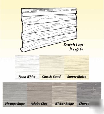 New 28 squares vinyl siding wholesale with accessories 