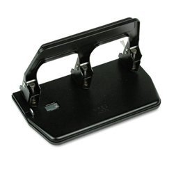 New 40-sheet heavy-duty three-hole punch, 9/32