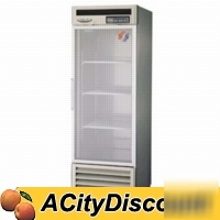 New turbo air 23 cuft glass door reach in cooler