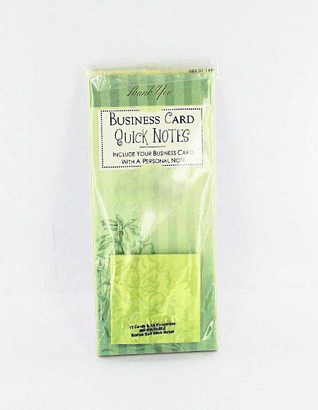 New wholesale case lot business card quick notes pads