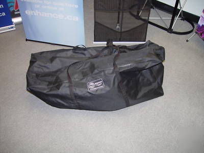 Pop up counter podium banner stand table +free graphics