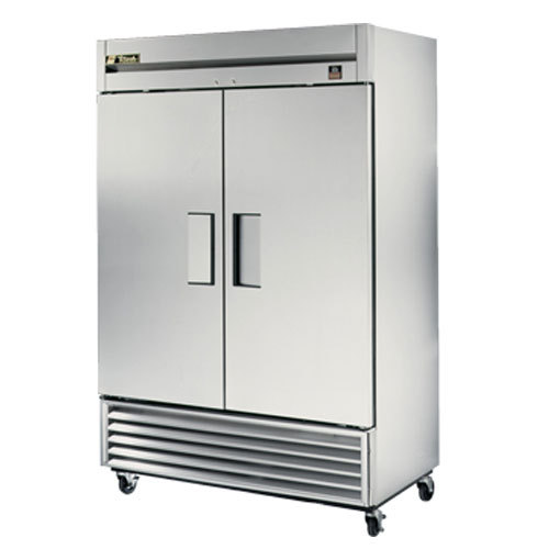 True ts-49F reach-in freezer, 2 stainless steel doors a