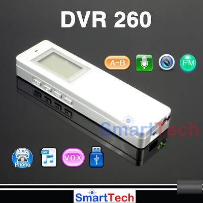 Usb vox voice activated record MP3 fm 2GB dvr 260