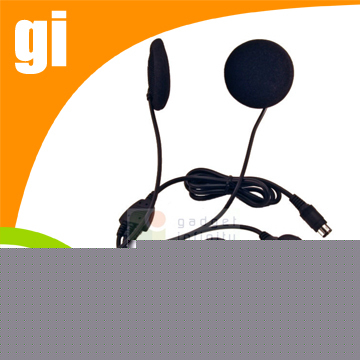Full-face helmet headset for motorola 2-pin