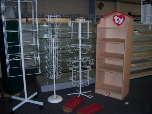 Whole store fixture package deal gondola displays racks