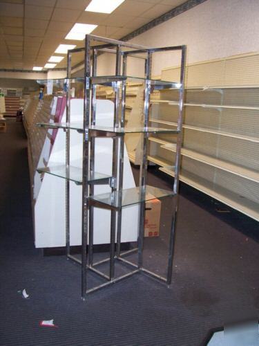 Whole store fixture package deal gondola displays racks