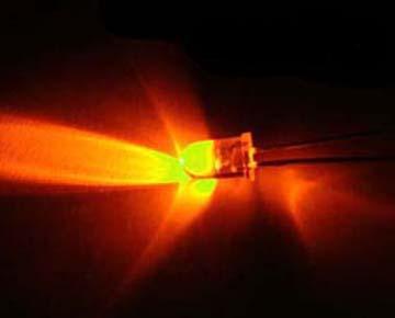 100 5MM orange 5000MCD led lamp ultra bright free ship