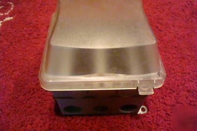 (5) 2 gang wp boxes w/ in use covers w/ 20A gfi's