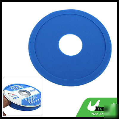 Anti scratch silicon skin cd dvd driver storage holder