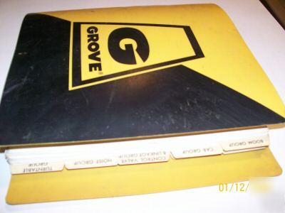 Grove RT520 crane parts manual gmc 4-53N 04/1980