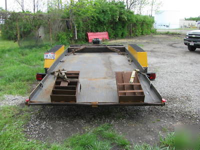 Tandem 7 ton tilt deck heavy duty trailer