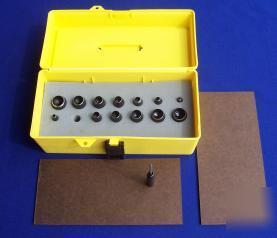 New gasket punch tool set tool box gasket hole cutter