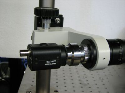 Zoom microscope 6.4:1 / watec camera / mount / monitor