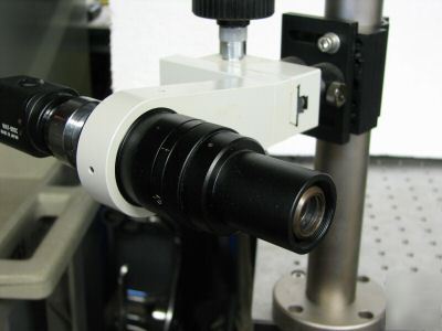 Zoom microscope 6.4:1 / watec camera / mount / monitor