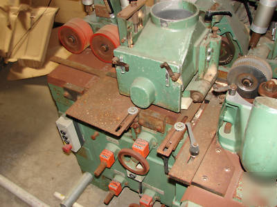 Wadkin 5-head moulder GB220MU inc profile grinder tools