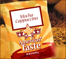Americas' taste mocha cappuccino 6/2 lb bag case