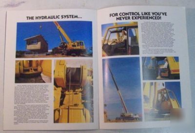 Bucyrus erie 1979 60-xc 60-ton truck crane brochure lot