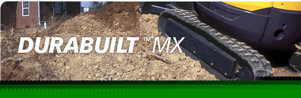 Cat MM25, kubota mini excavator rubber track, camoplast