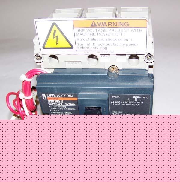 Merlin gerin 175A circuit breaker NSF250 n 600Y/347V