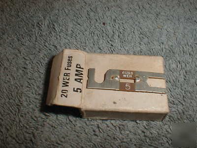 Bussmann wer 5 amp telephone fuse 