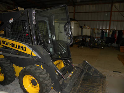 New 2008 holland skid steer loader super boom cab& heat