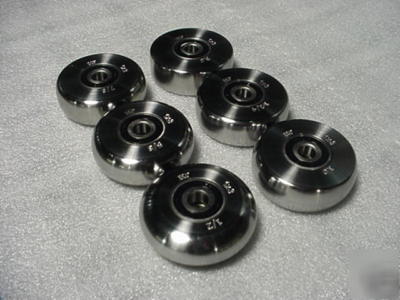 English wheel 1X3 anvil 6 pc set w/axles hoosier