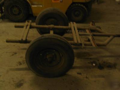 Generator 2 wheel cart trailer pivot zimmatic