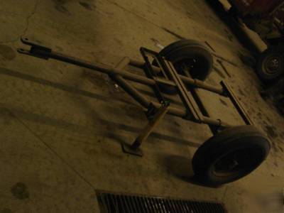 Generator 2 wheel cart trailer pivot zimmatic