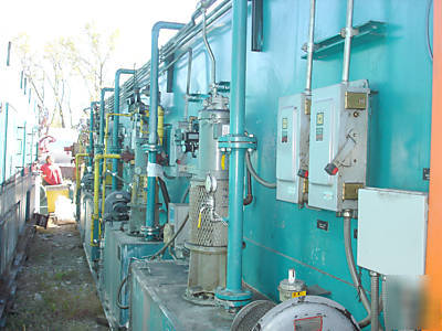 Industrial wash line, 5 stage cleaning system