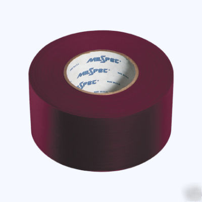 New 5 rolls: 2IN x 60YDS burgundy colored cloth tape