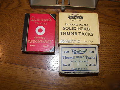 Vintage office supplies, maine electronic, noesting +