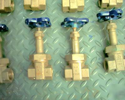 Nib co 3/4 inch t-174-a threaded gate valve class 300