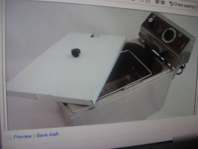 Large deep fryer commercial benchtop 17L +carton drinks