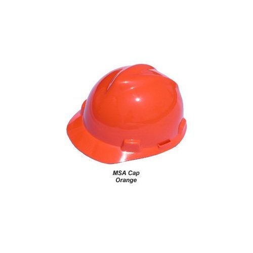 Msa v-guard cap style hardhats w/pin lock suspensions