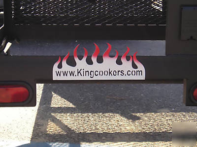 New bbq rotisserie smoker grill on trailer 